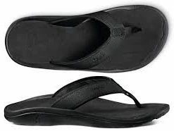 Olukai Men 'Ohana Sandal Black/ Black