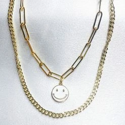 Lauren Kenzie Kenzie's Be Happy Necklace