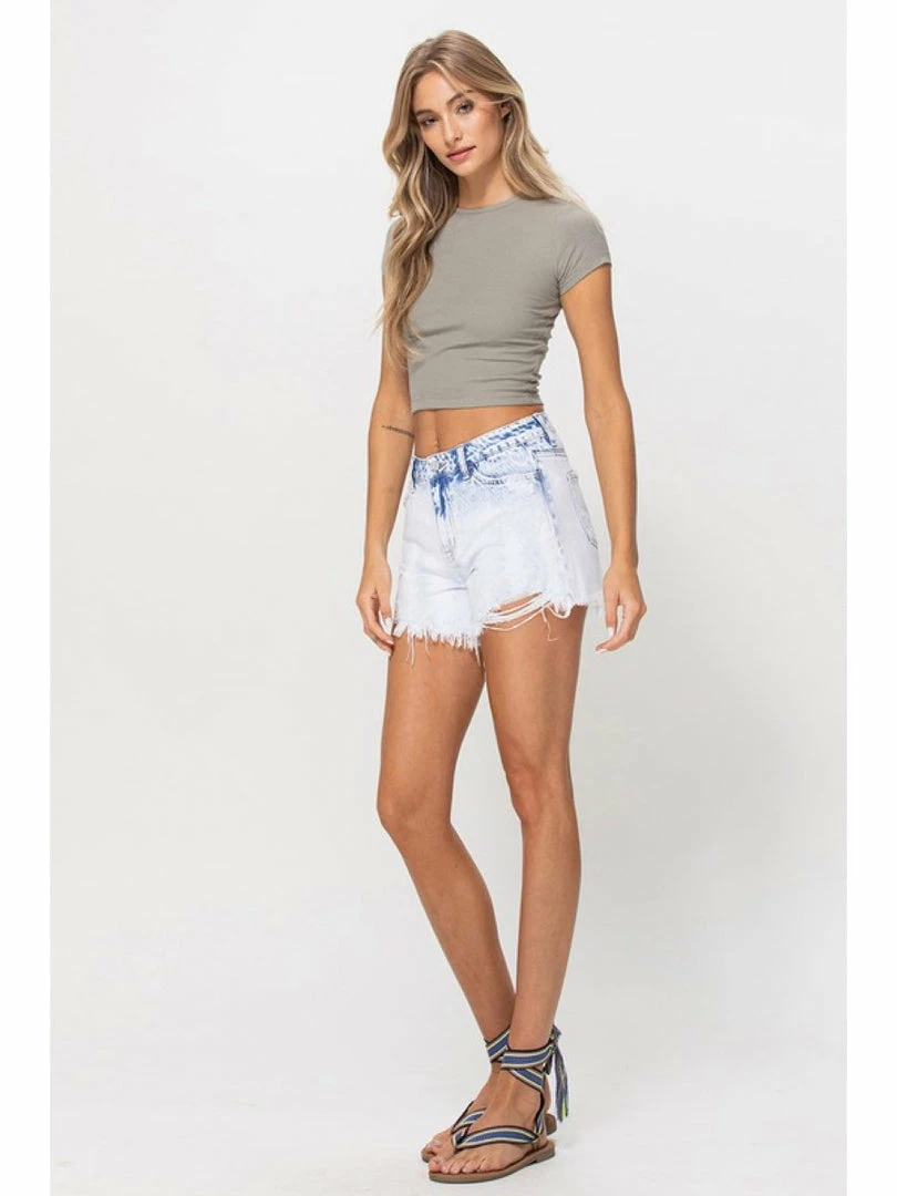 Vervet WOMEN Acid Wash HIGH RISE SHORTS 2 Vervet WOMEN Acid Wash HIGH RISE SHORTS