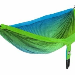 Hike & Travel ENO Doublenest Print Fade Teal/Chartreuse