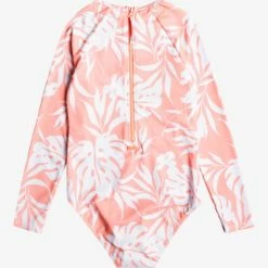 Roxy Girl's 7-16 Flowers Addict Long Sleeve UPF 50 Rashguard