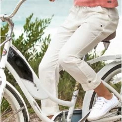 Roxy On The Seashore Linen Cargo Pants White WOMEN