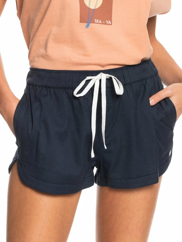 Roxy New Impossible Love Beach Shorts - Mood Indigo WOMEN 1 Roxy New Impossible Love Beach Shorts - Mood Indigo WOMEN