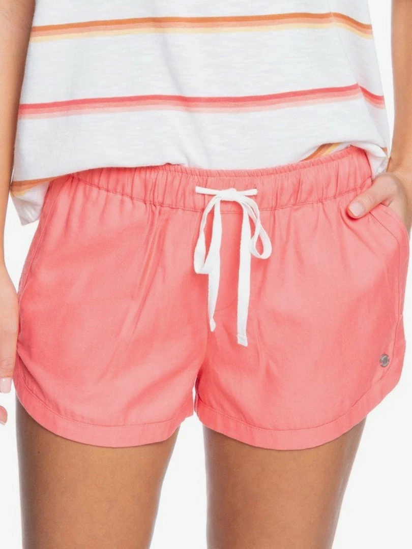 Roxy New Impossible Love Beach Shorts - Shell Pink 1 Roxy New Impossible Love Beach Shorts - Shell Pink