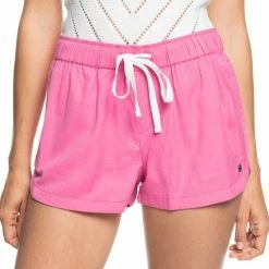 Roxy New Impossible Love Beach Shorts - Pink Guava WOMEN