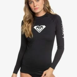 WOMEN Roxy Whole Hearted Long Sleeve UPF 50 Rash Guard