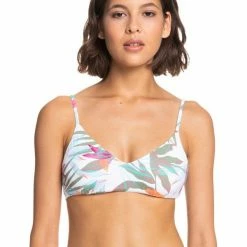 Roxy Printed Beach Classics Athletic Bikini Top (XWWW) WOMEN
