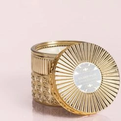 HOME Capri Blue Exotic Blossom And Basil Gilded Muse Faceted Candle 11 Oz