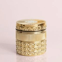 HOME Capri Blue Exotic Blossom And Basil Gilded Muse Faceted Candle 11 Oz