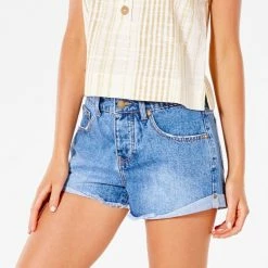 Leaf In Creek Shorts Rip Curl Amy Denim Short II