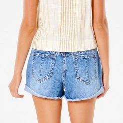 Leaf In Creek Shorts Rip Curl Amy Denim Short II