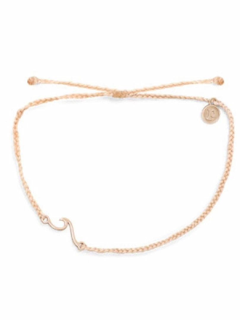Pura Vida Shoreline Anklet Rose Gold BLUS 1 Pura Vida Shoreline Anklet Rose Gold BLUS