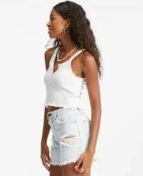 WOMEN Billabong Notch Tank Ribbed Tank Top