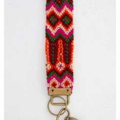 Natural Life Sayulita Key Fob Red Pink