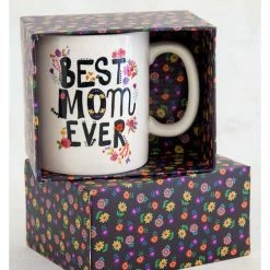Natural Life Best Mom Ever Box Mug Drink Accessories