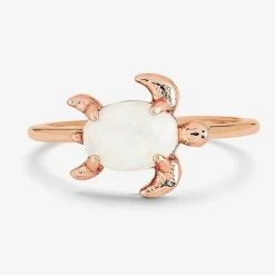 Pura Vida Opal Sea Turtle Ring