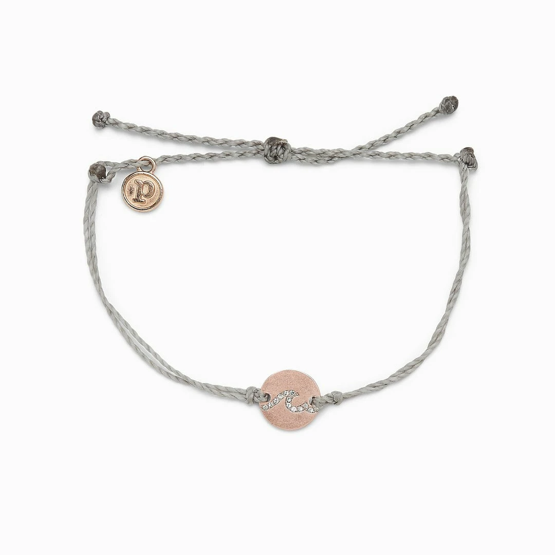 Bracelets Pura Vida Wave Coin Bracelet Rose Gold LTGR 1 Bracelets Pura Vida Wave Coin Bracelet Rose Gold LTGR