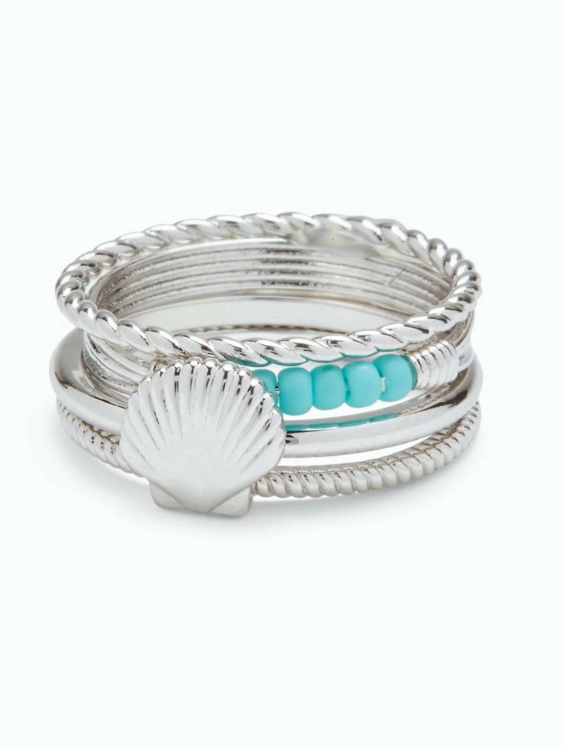 Pura Vida Shell Ring Stack 2 Pura Vida Shell Ring Stack