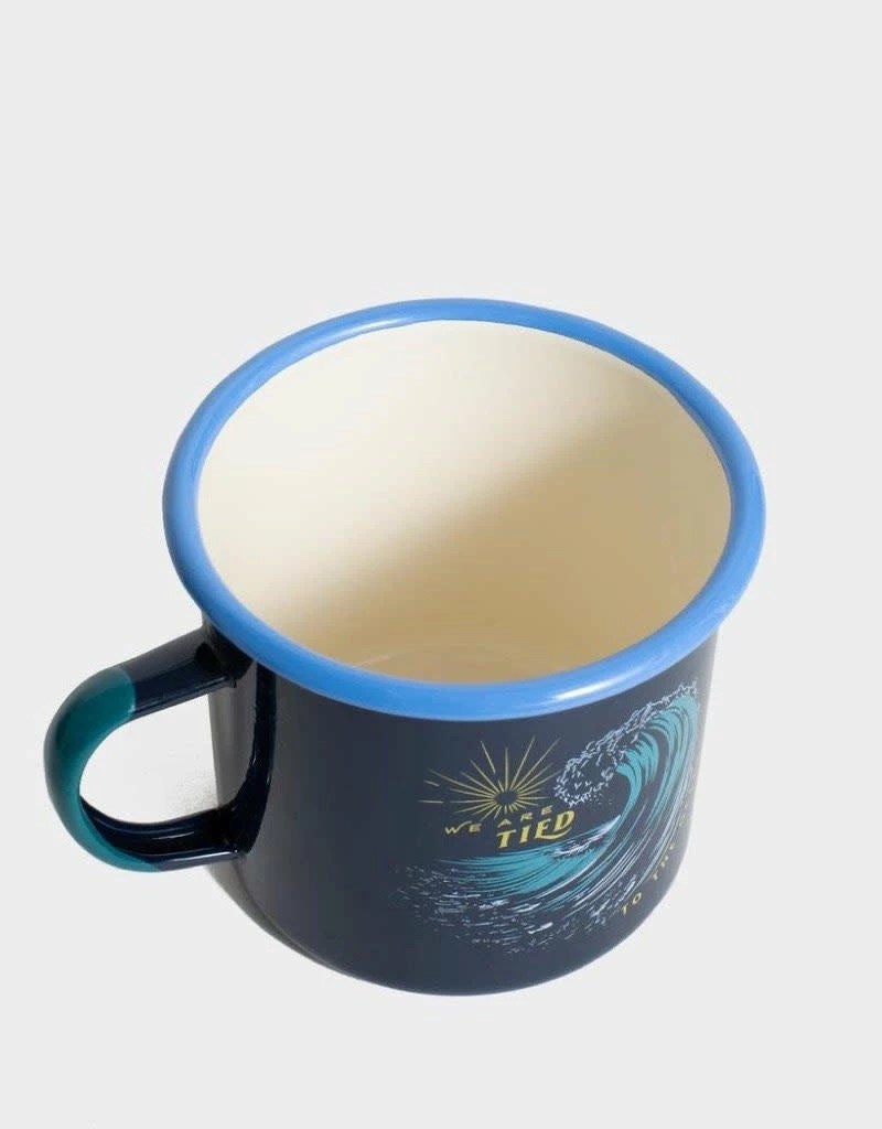 United By Blue Tied To The Ocean 22 Oz. Enamel Mug Drink Accessories 2 United By Blue Tied To The Ocean 22 Oz. Enamel Mug Drink Accessories