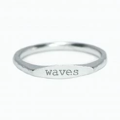 Pura Vida Stacking Ring Waves 5