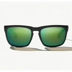 Bajio SWASH - Black Matte -Green Glass Sunglasses