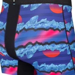 Saxx Hot Shot Boxer Brief-Blue Iceberg Stripe