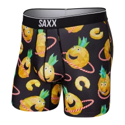 Saxx Volt Boxer Brief- Pineapple Hula Base Layers & Underwear