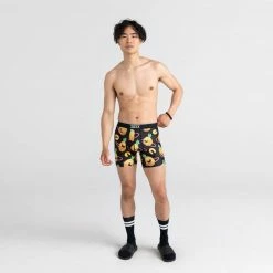 Saxx Volt Boxer Brief- Pineapple Hula Base Layers & Underwear