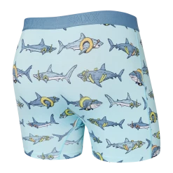 Saxx Ultra Boxer Brief Fly- Pool Sharks Sea Glass