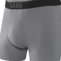 Saxx Quest Boxer Brief Fly-Dark Charcoal II Base Layers & Underwear