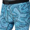Saxx Quest Boxer Brief Fly - Malibu Ripple Effect Base Layers & Underwear