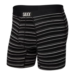 Saxx Vibe Boxer Brief - Black Coast Stripe Base Layers & Underwear