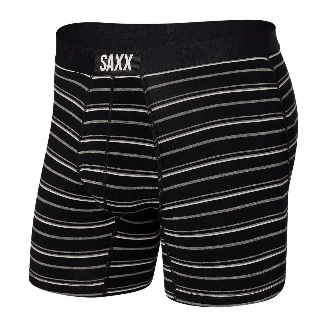 Saxx Vibe Boxer Brief - Black Coast Stripe Base Layers & Underwear 1 Saxx Vibe Boxer Brief - Black Coast Stripe Base Layers & Underwear