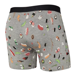 Saxx Vibe Boxer Brief -Grey Sushi Doobie Doo