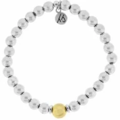 T. Jazelle T Jazelle Silver Steel 6mm Cape Cod Bracelet