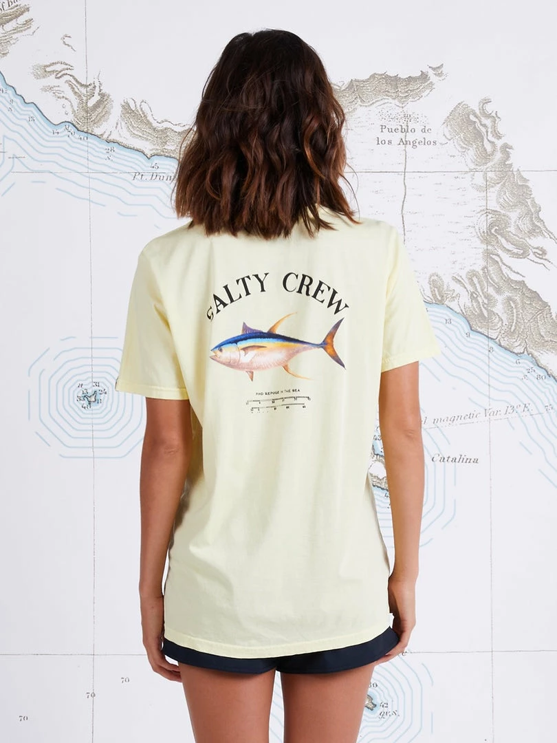Salty Crew Women's AHI MOUNT BOYFRIEND TEE 1 Salty Crew Women's AHI MOUNT BOYFRIEND TEE