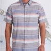 Salty Crew MAINLAND S/S WOVEN Men's Shirt Dk Slate