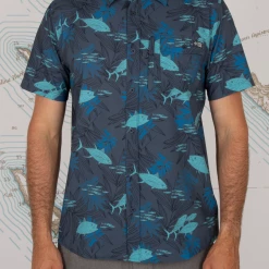 Salty Crew PINNACLE S/S UV WOVEN Men's Shirt