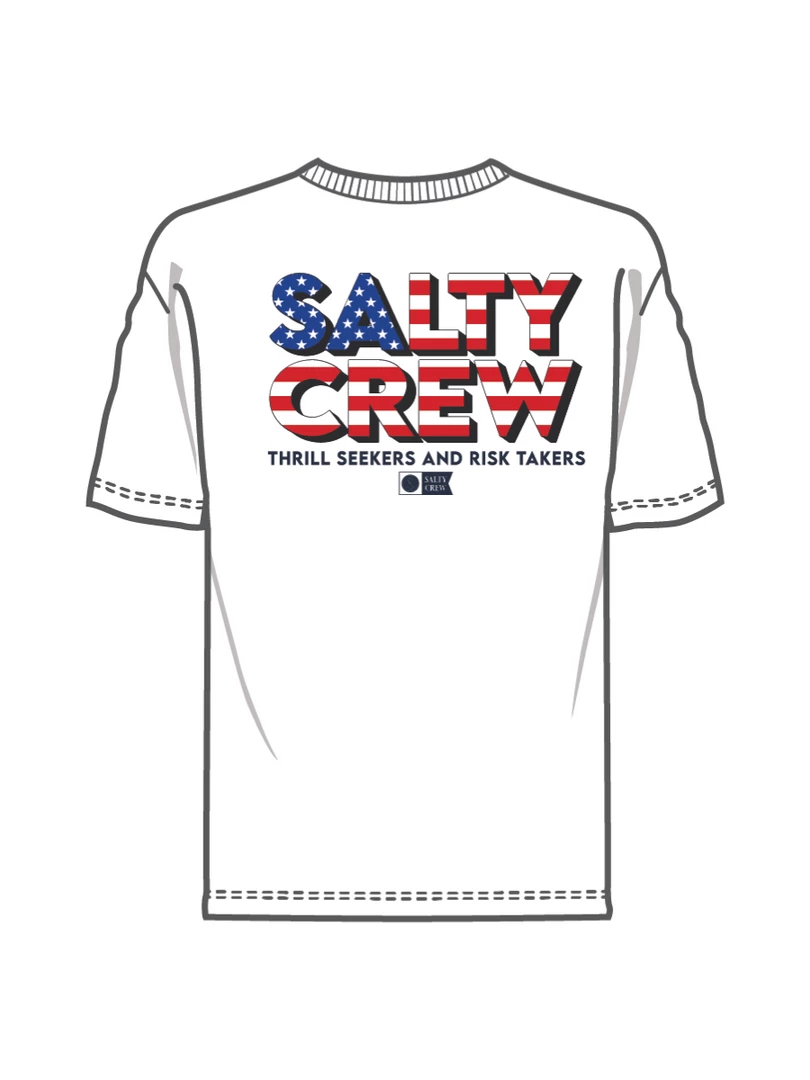 MEN Salty Crew STARS AND STRIPES PREM S/S TEE 1 MEN Salty Crew STARS AND STRIPES PREM S/S TEE