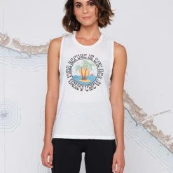 Salty Crew Women's DOS PALMS MUSCLE TANK