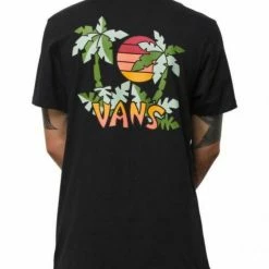 Shirts Vans TIKI PALMS T-SHIRT Black SS