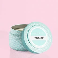 Capri Blue Volcano Signature Printed Travel Tin Candle Aqua HOME