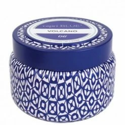 HOME Capri Blue Volcano Signature Printed Travel Tin Candle