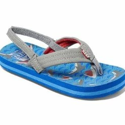 Reef LITTLE AHI BLUE SHARK Flip Flops